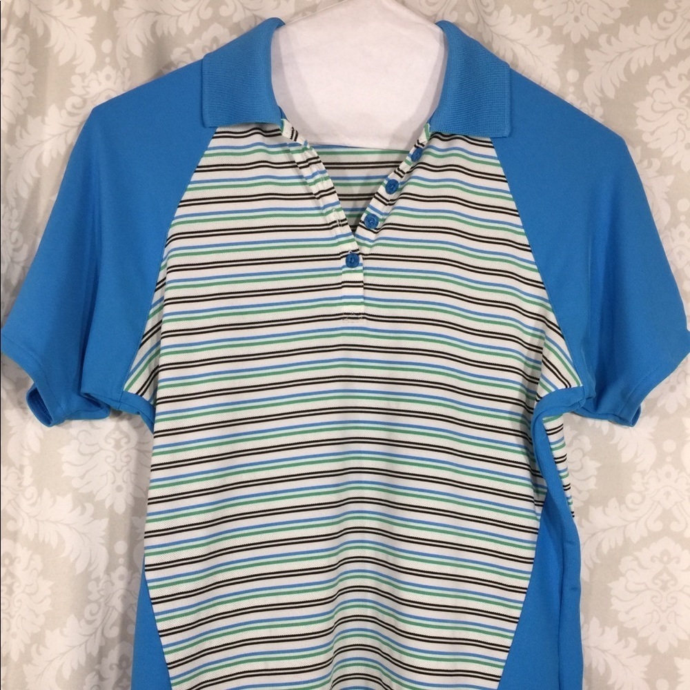 Under Armour striped polo shirt